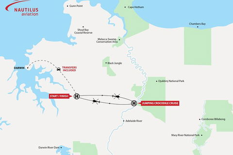Adelaide River Jumping Crocodile Cruise With Roundtrip Helicopter From Darwin - Yarra Valley Accommodation 3