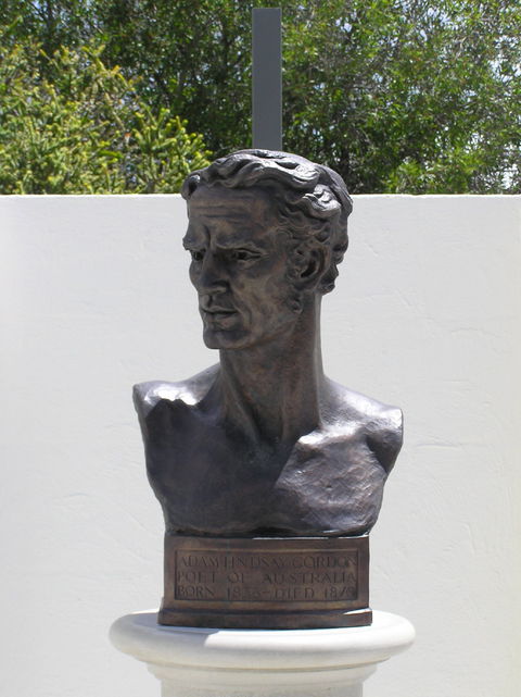 Adam Lindsay Gordon Bronze Bust - Yarra Valley Accommodation 0