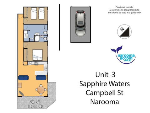 Sapphire Waters Unit 3 - Yarra Valley Accommodation 4