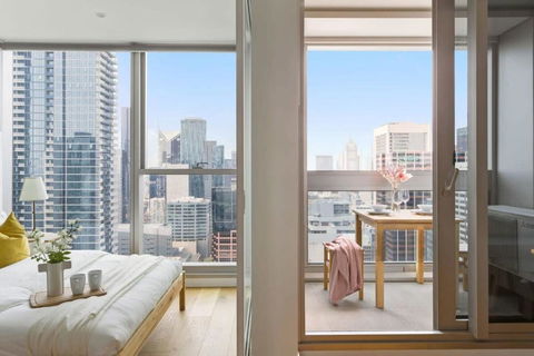 A Comfy 2BR Apt W City Views Near Southern Cross - Yarra Valley Accommodation 0