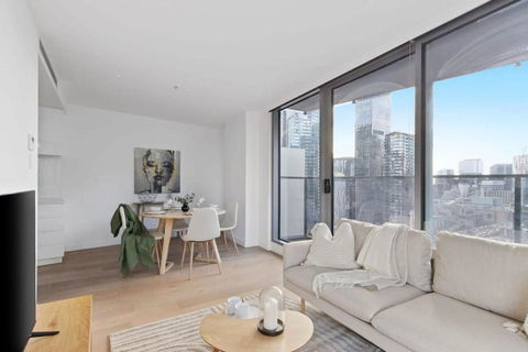 A Cozy Apt With City Views Near Crown Casino - Yarra Valley Accommodation 1