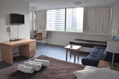 Accommodation Sydney CBD - Hyde Park Plaza Park View 38 College Street Studio Apartment - Yarra Valley Accommodation 0