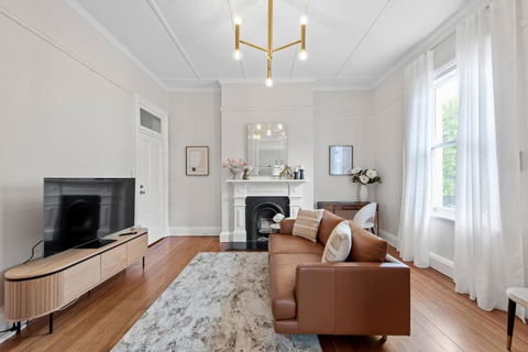 Art Deco W Modern Twist 1Bed 1Bath 1Car New Farm - Yarra Valley Accommodation 2