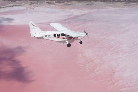 Pink Lake + Abrolhos Islands Scenic Flight - Yarra Valley Accommodation 2